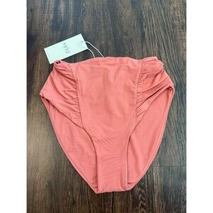 Esby Bikini Bottom KELSI HIGH WAIST BOTTOM MAUVE XS NWT MSRP 88$